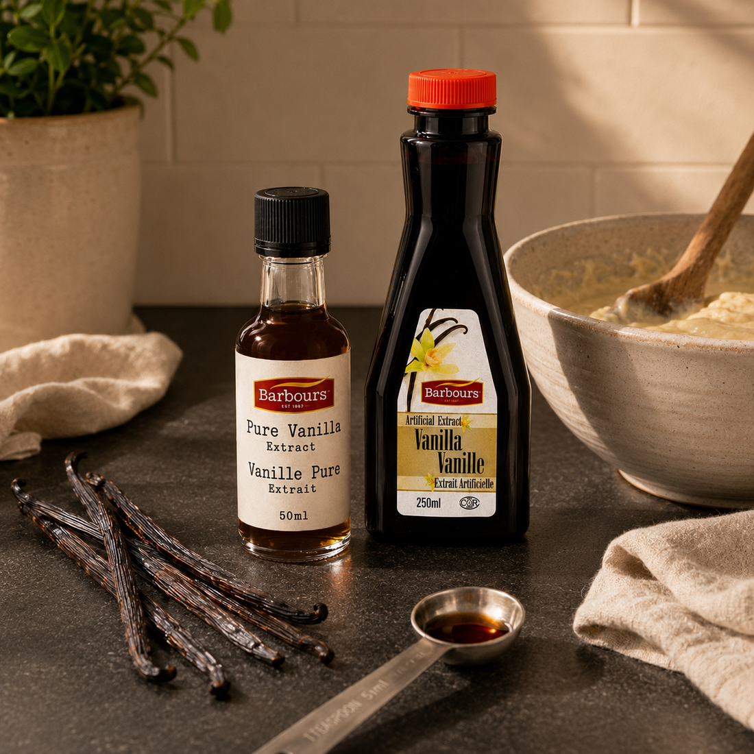 Pure vs Artificial Vanilla Extract