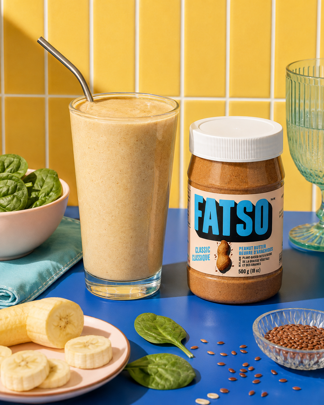 Canadian Oat Peanut Butter Smoothie