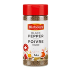 Barbours Black Pepper, 54 g spice bottle