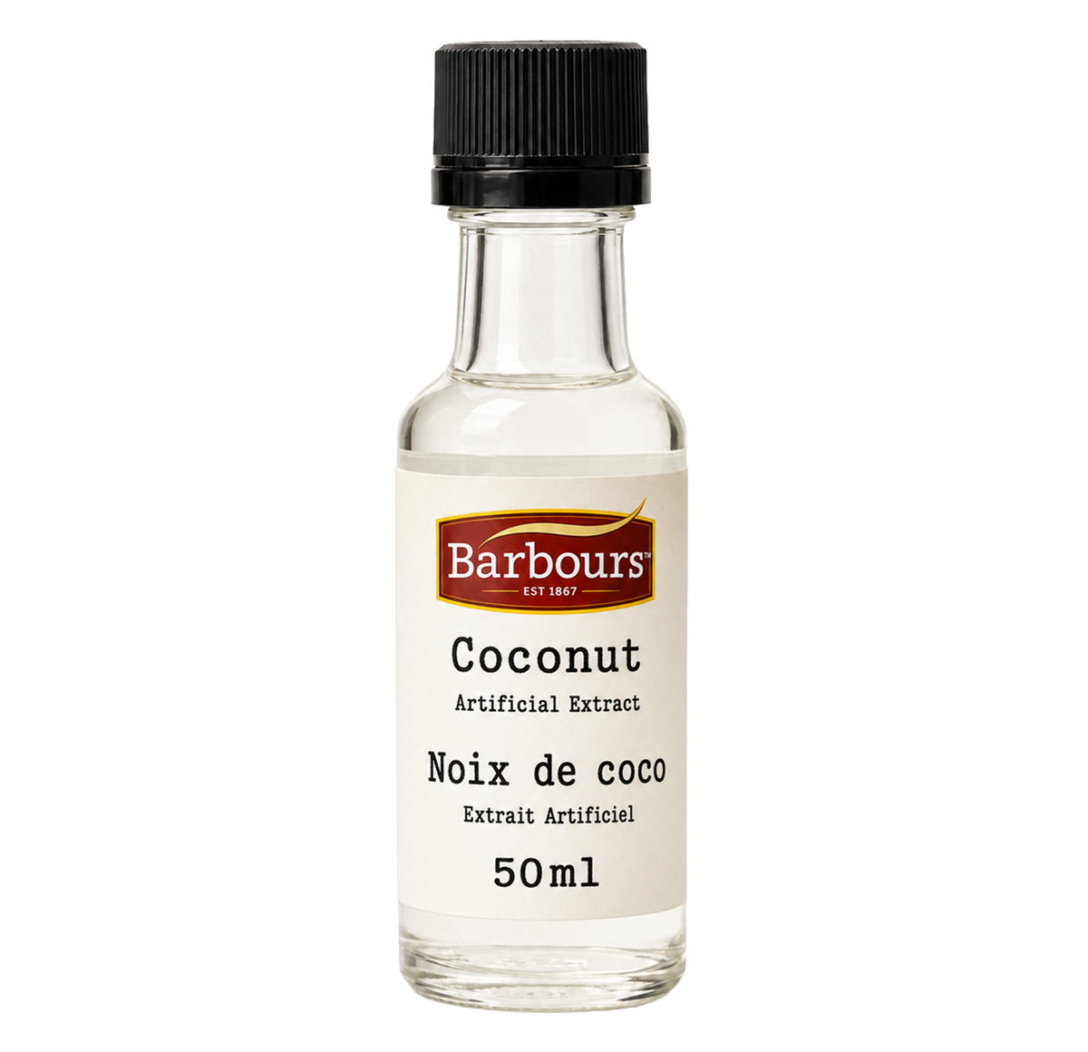 Barbours Coconut Extract, 50 mL bottle