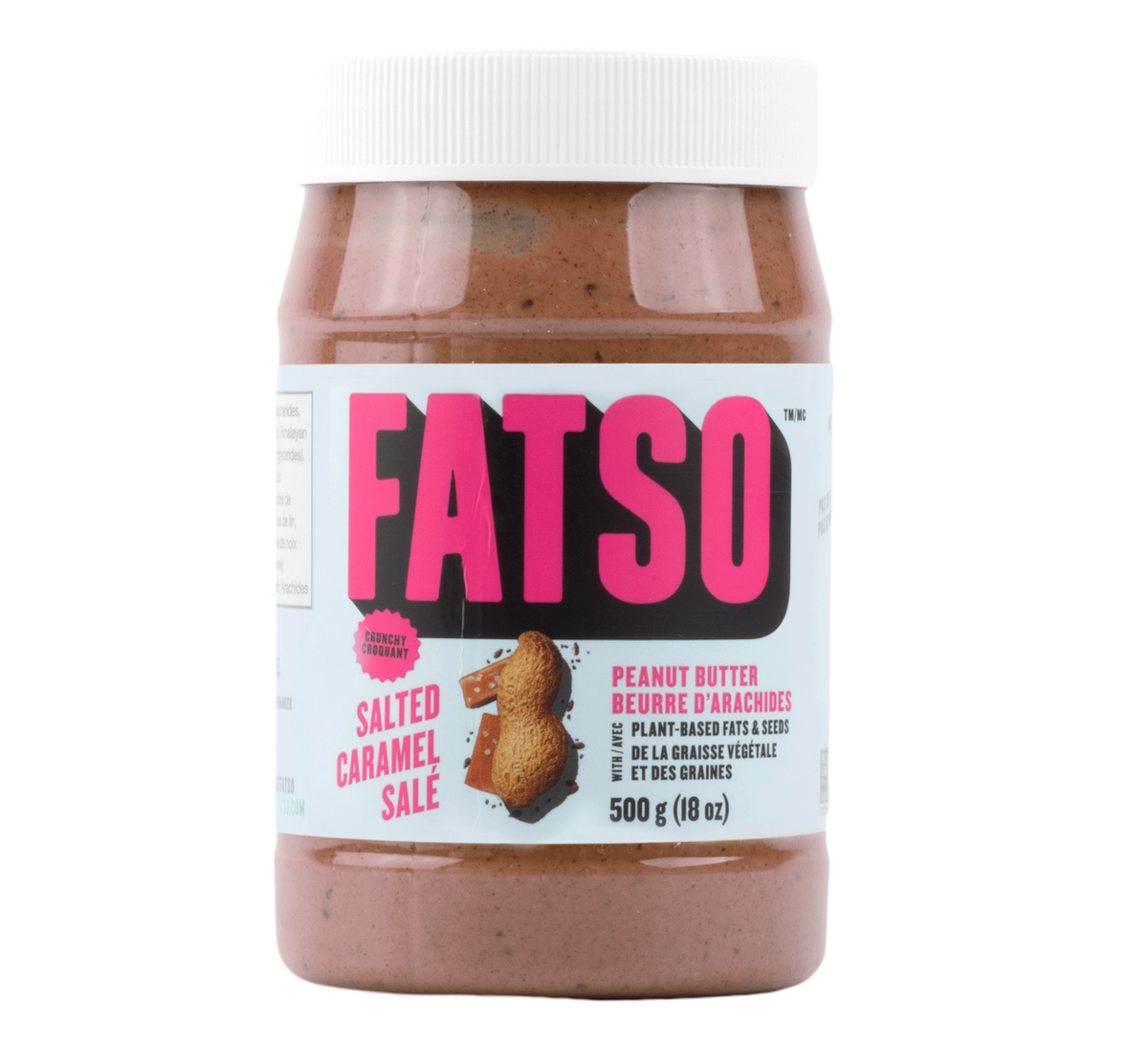 FATSO Salted Caramel Peanut Butter, 500 g jar