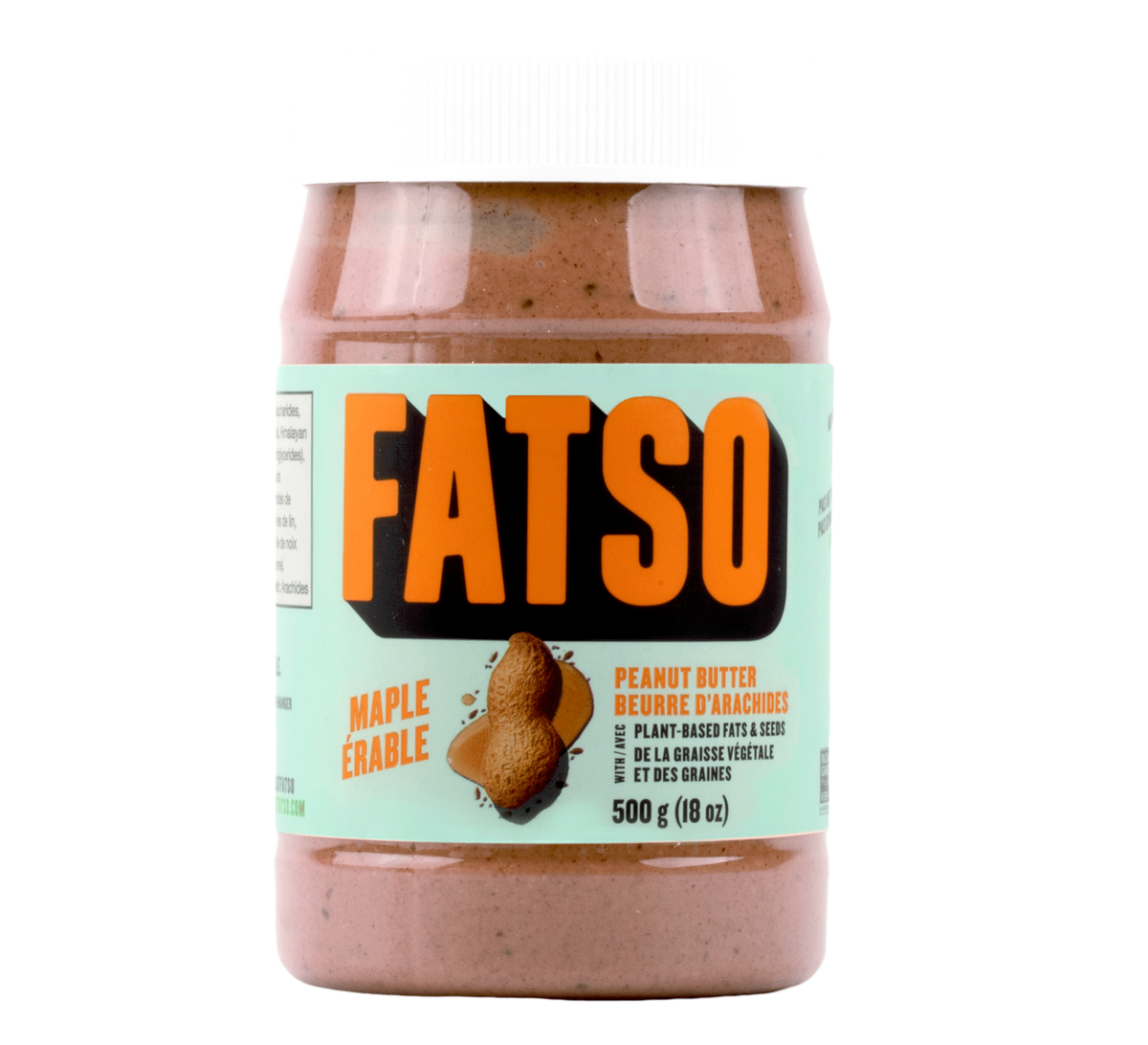 FATSO Maple Peanut Butter, 500 g jar