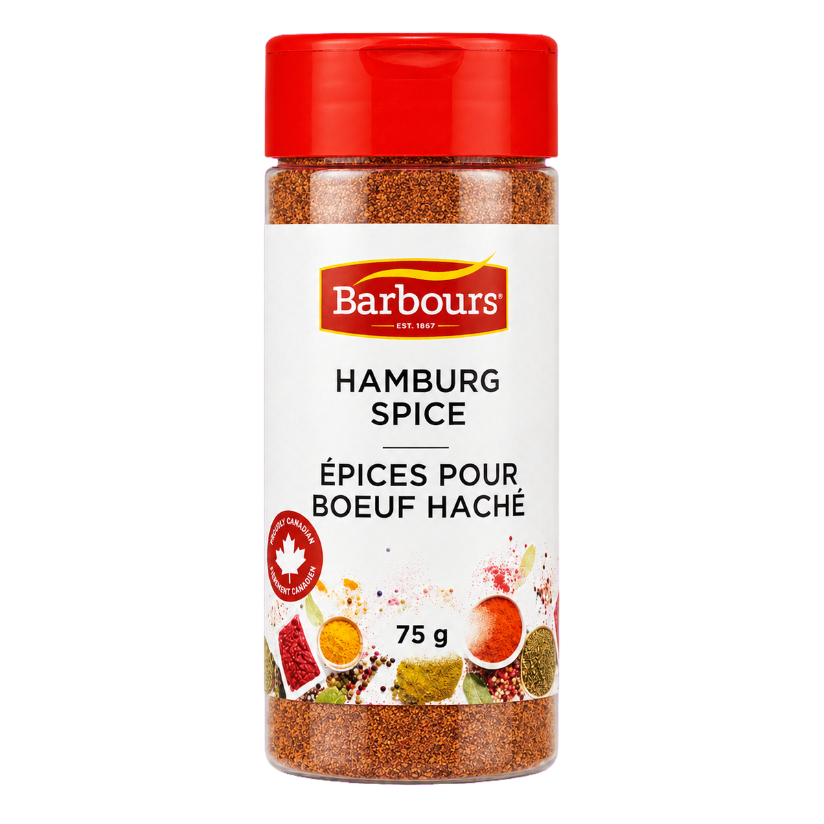 Barbours Hamburg Spice, 75 g spice bottle