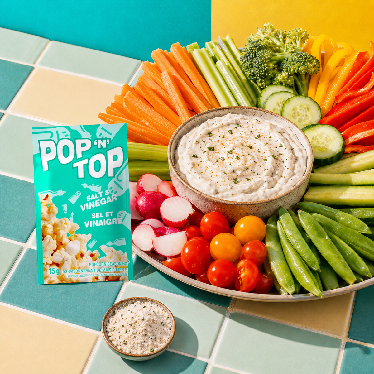 Pop 'N' Top Salt & Vinegar Seasoning