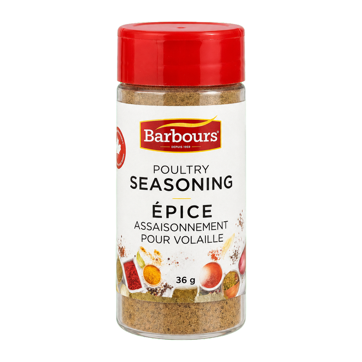 Barbours Poultry Seasoning, 36 g spice bottle