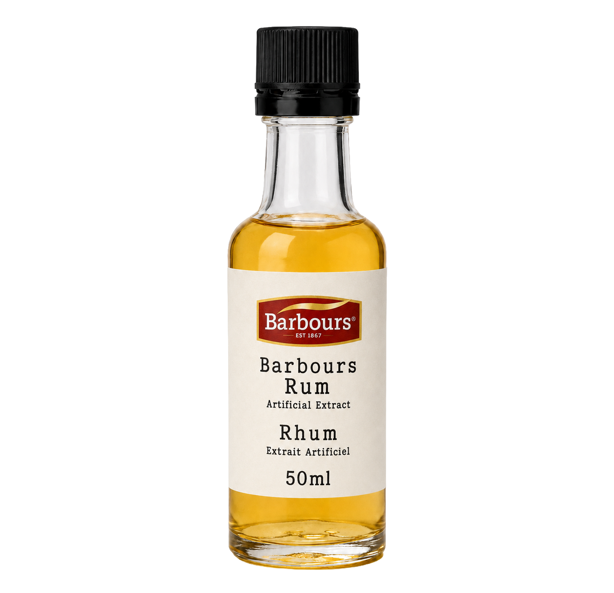 Barbours Rum Extract, 50 mL bottle